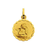 Schutzengel Anhänger in 18 Karat Gelbgold - 1158.03379/1300